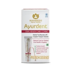 Maharishi Ayurveda Ayurdent Classic Toothpaste 75 ML+ Copper Tongue Cleaner FREE