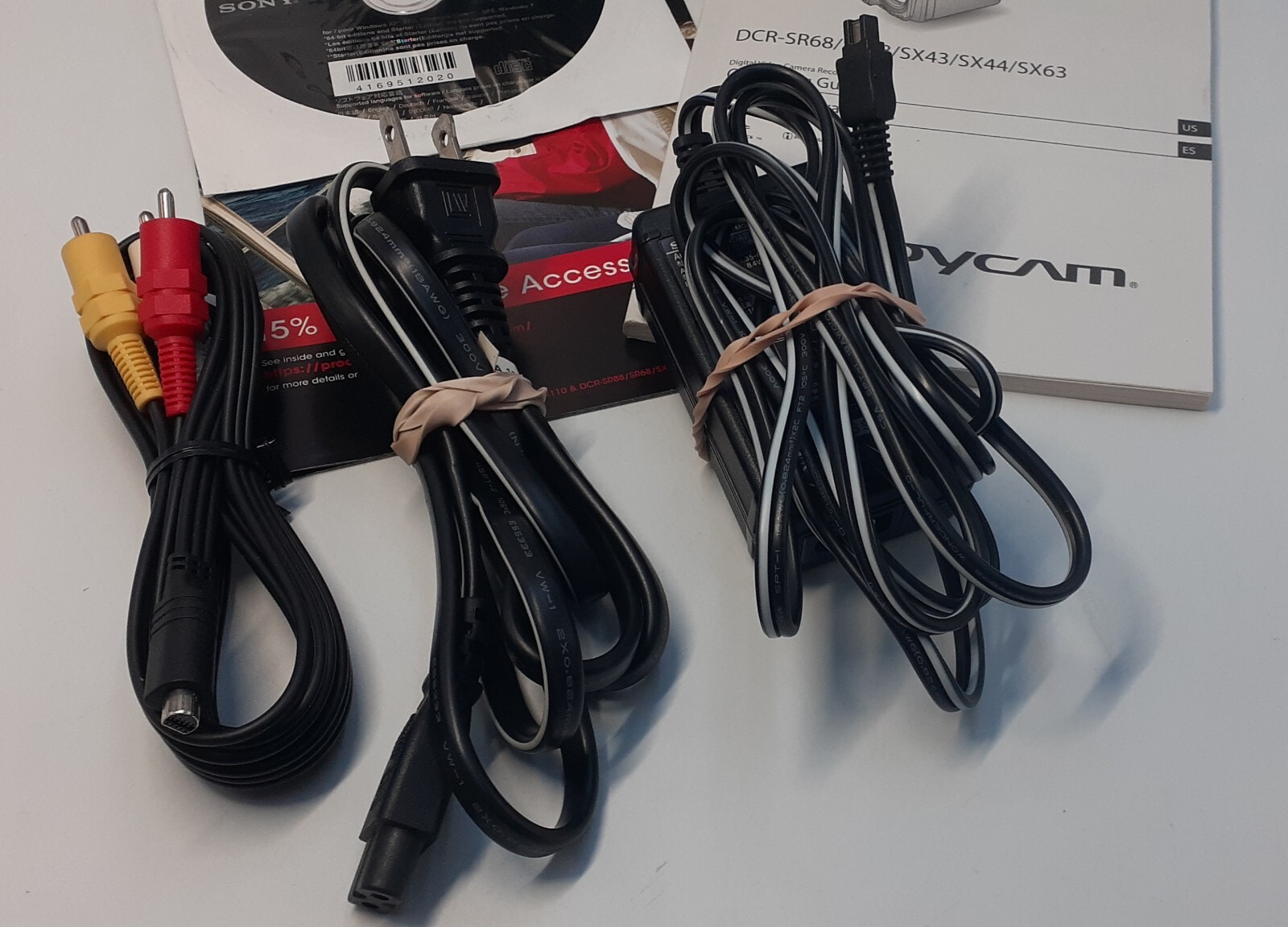 Sony Handycam DCRSR68, Battery & Charger & Sony Memory Stick Duo eBay