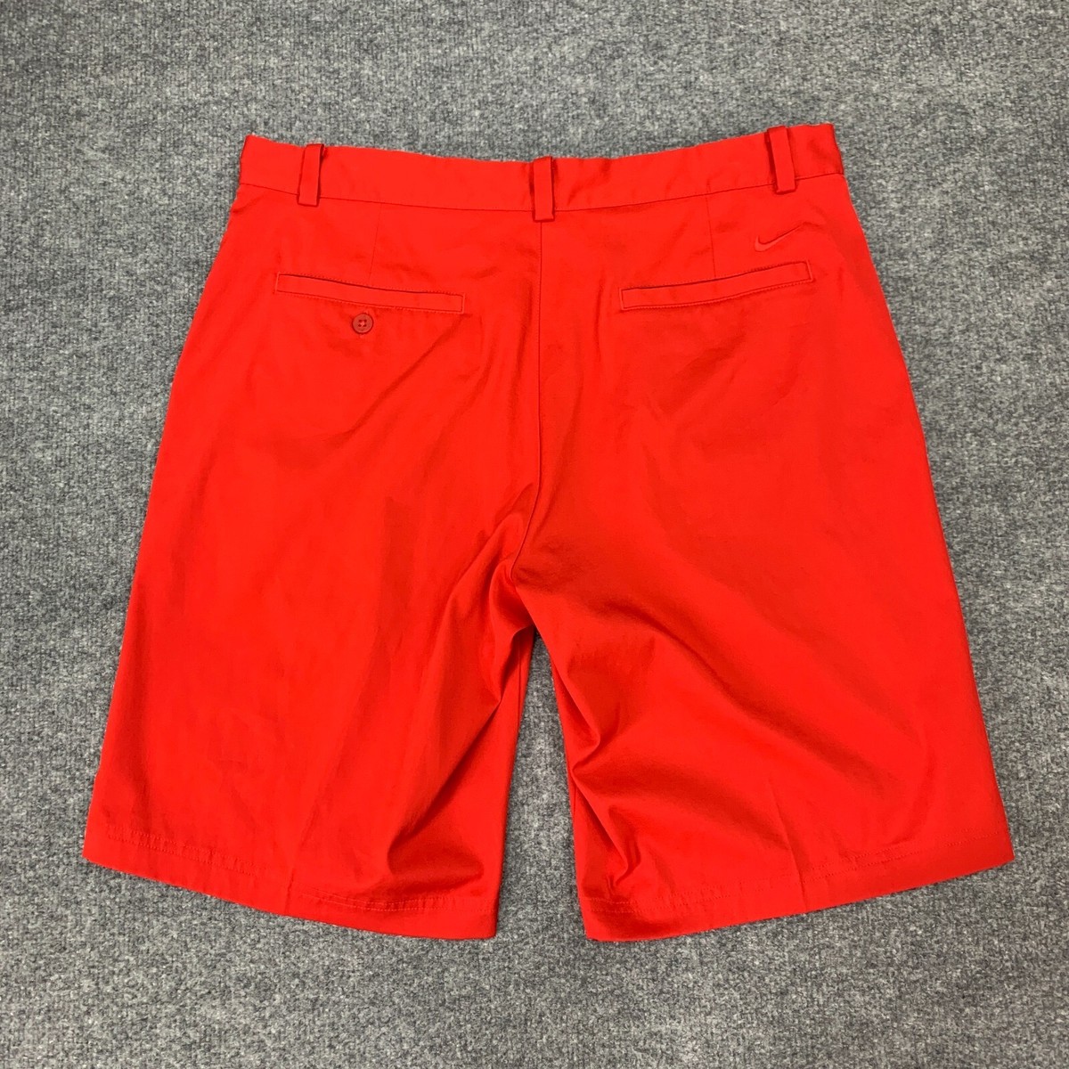 Nike Golf Shorts Men 34 Red DriFit Standard Fit Wake Forest