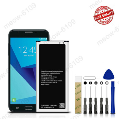 Samsung Galaxy S5 Cell Phone Battery EB-BG900BBU, 2800mAh, 3.85V Li-ion, 10.78Wh