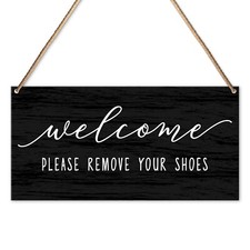 Please Remove Your Shoes Sign, No Shoes Sign for House, Shoes off Sign for Fr...