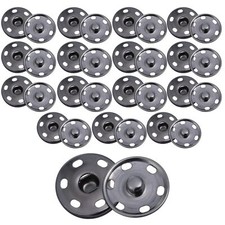 Large Snaps for Fabric 20 Sets Sewing Snap Buttons Metal Sew on Snap Fastener...