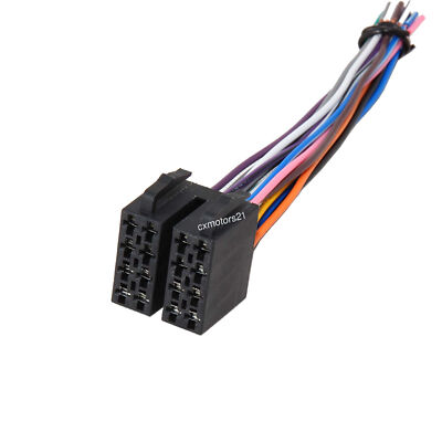 Universal ISO Harness Car Stereo Adaptor Connector Radio Plug  For Audi For Benz
