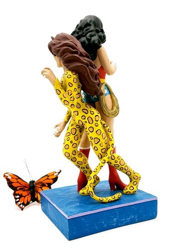 Jim Shore Wonder Women vs. Cheetah Figurine DC Comics - Enesco Unused - Picture 14 of 24