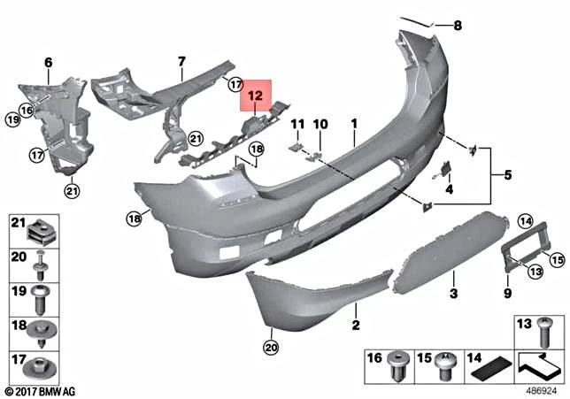 Genuine BMW F39 X2 16d 18d 18dX 18i 20d 20dX Mounting Smart Opener 