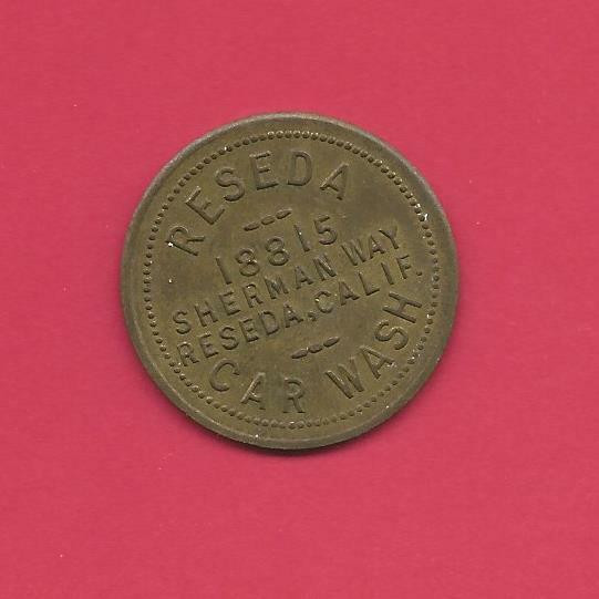 Trade Token from Reseda Car Wash in Reseda, California