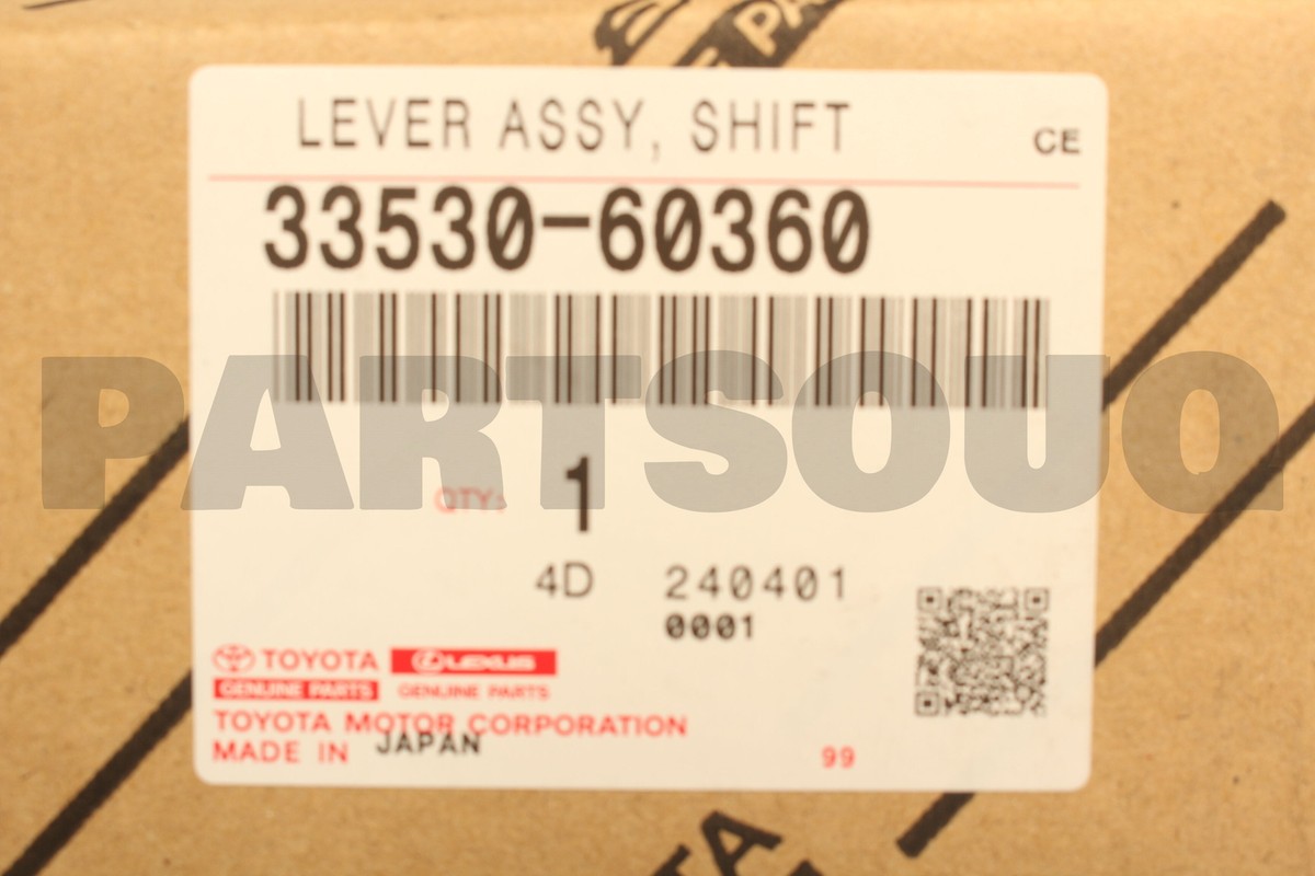 3353060360 Genuine Toyota LEVER ASSY, SHIFT (FOR FLOOR SHIFT