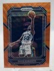 2022 Panini Prizm Basketball Orange Wave David Robinson #271 PSA 9