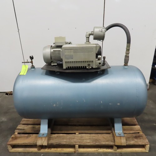 Busch RC0100E5061101 Vacuum Pump Tank System 200USG 15 Torr 63CFM 230/460V 3PH eBay