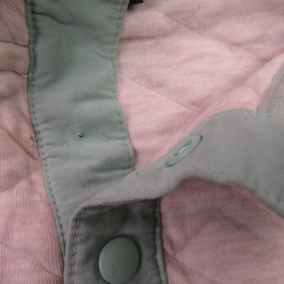 Patagonia Sweater Girls XL Long Sleeve Pullover Casual 1/4 Snap Pink - Image 3 of 4