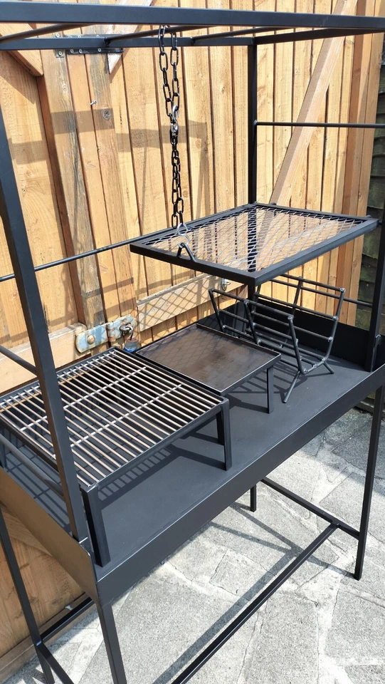 SOLD NOW. Asado  grill. Fire cage . Made to order. - Image 4 of 4