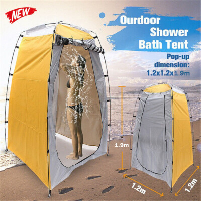 190cm Pop Up Shower Tent Outdoor Privacy Tent Camp Shower Toilet Changing Hiking
