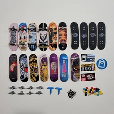 Tech Deck Lot w/ 100+ Pcs. Skateboards Fingerboard Hardware Wheels Tools Finesse