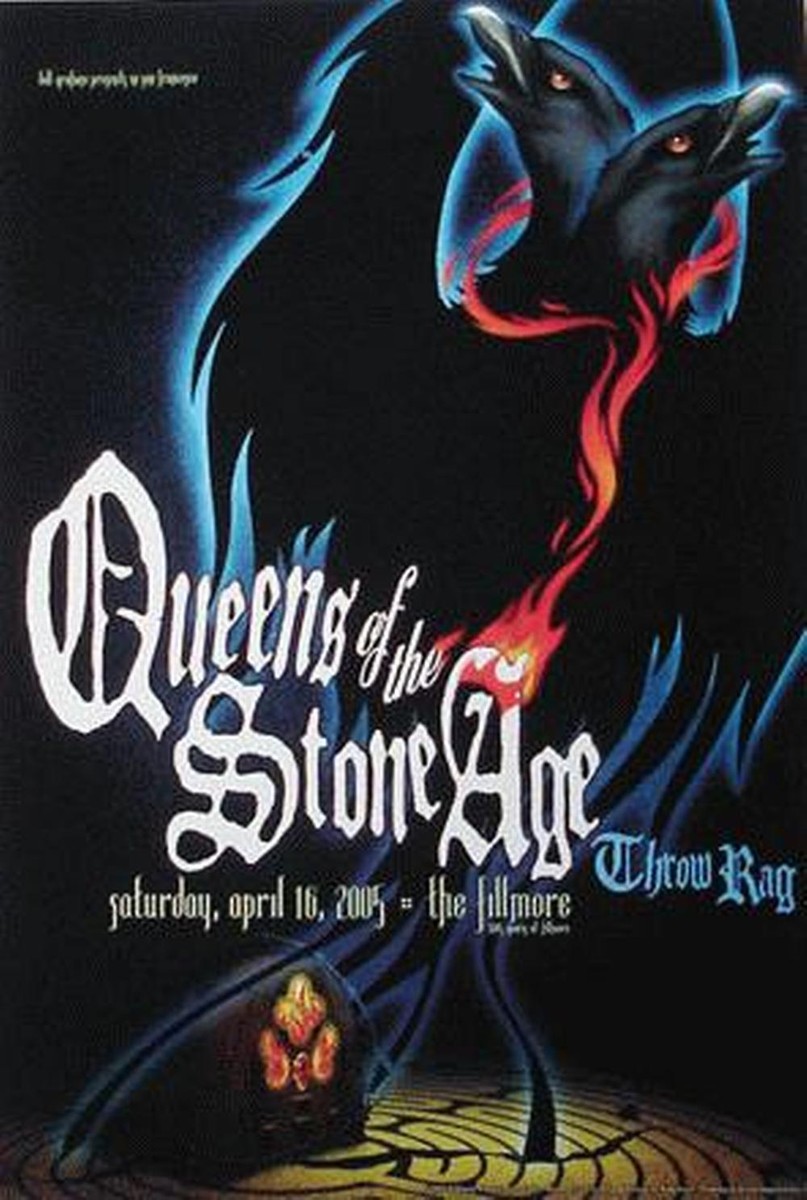 QUEENS OF THE STONE AGE QOTSA FILLMORE 2005 CONCERT POSTER
