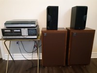 Stereo System with Record Player