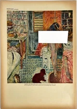 Pierre Bonnard Post-Impressionism Pop Art Advertising Vtg Magazine Print Ad 1948