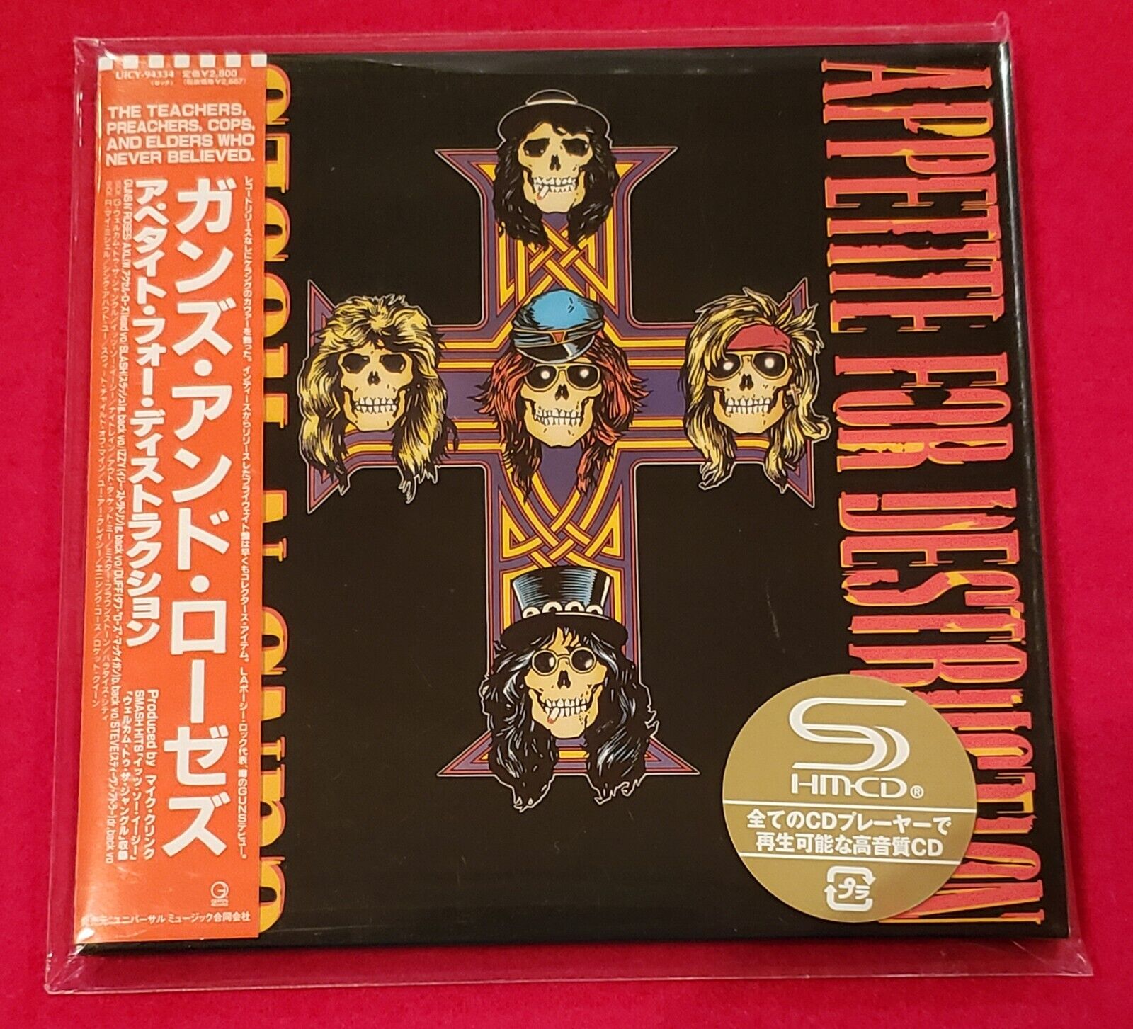 GUNS N ROSES - Appetite For Destruction - JAPAN MINI LP SHM CD - UICY-94334