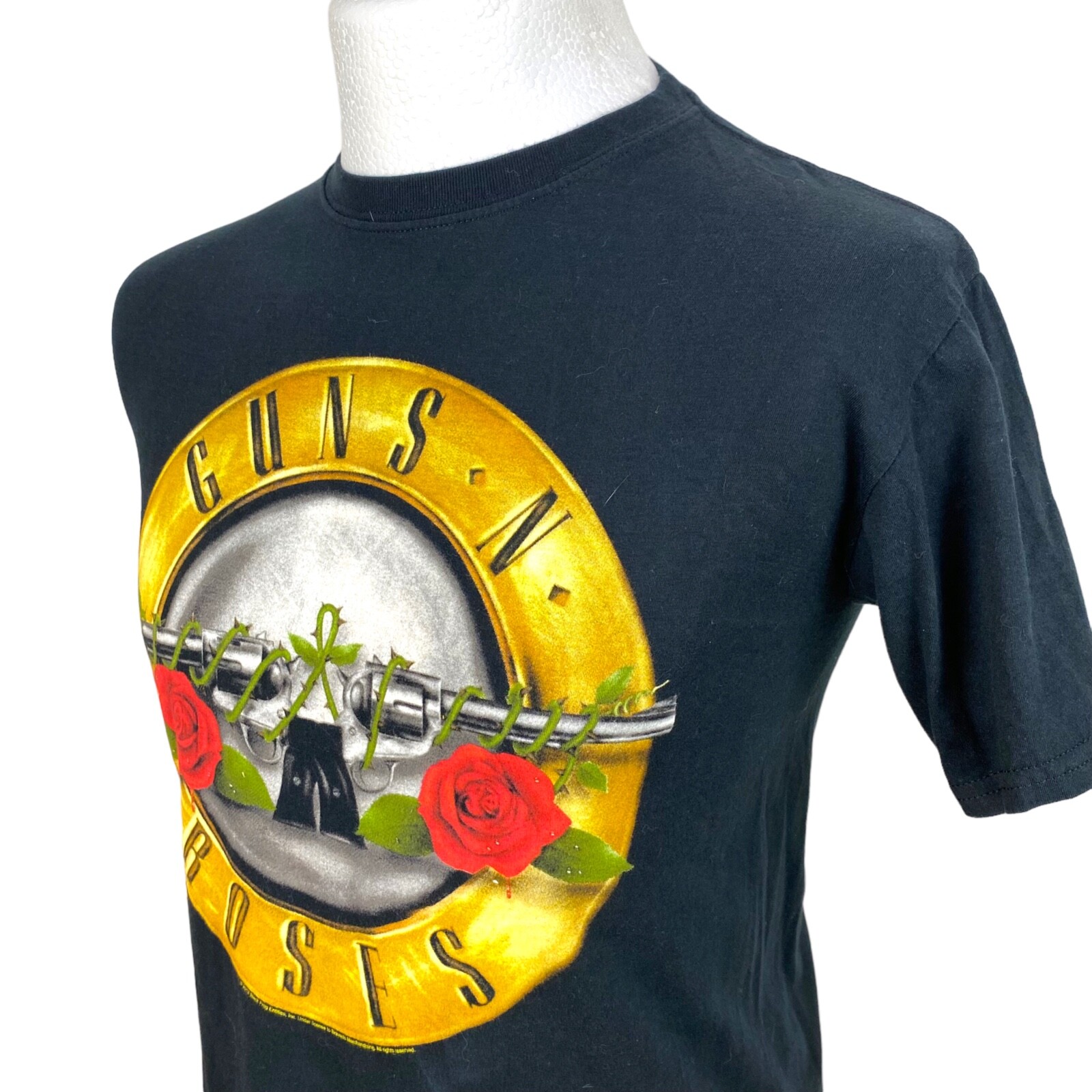 Guns N Roses T Shirt Medium Black 2012 Graphic Rock n Roll Band T Shirt G N R eBay