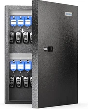 32-Key Lock Box Organizer, Security Key Safe Holder for Valets, Hotels, Cars