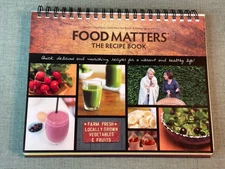 Food Matters The Recipe Book Stand Up Spiral Bound Quick Healthy Delicious 