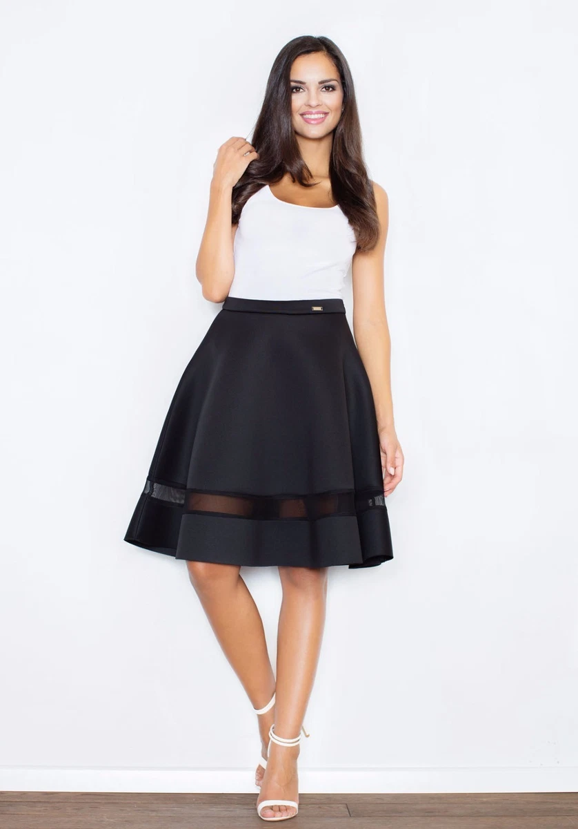 High Quality Elegant Scuba Skirt by FASHION BY DUDA A LINE skirt