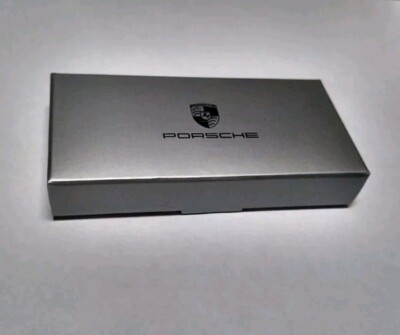 Portachiavi Originale In Pelle Rossa Porsche Con Emblema Metallico A Colori In Confezione Regalo - Foto 11