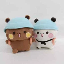 New 2pcs Cute Cartoon Bubu and Dudu Panda Plush Panda Bear Doll Stuffed Soft