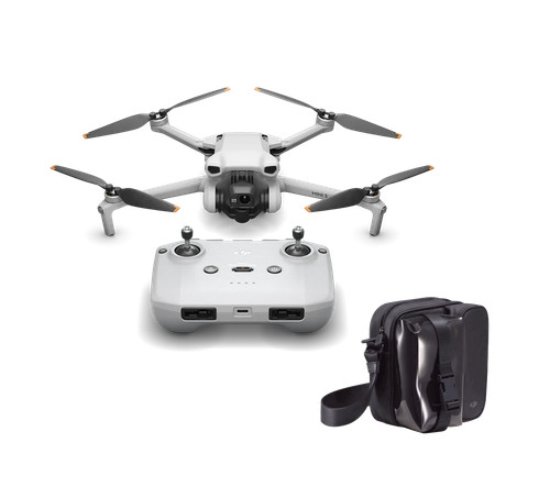 DJI Mini 3 Camera Drone 4k 38-min Flight Time (Refurbished) + Mini Bag (Black)