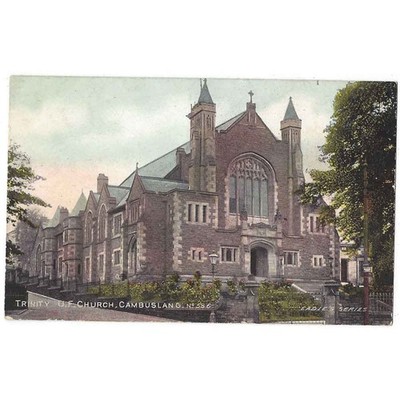 CAMBUSLANG Trinity UF Kirche, Lanarkshire Postkarte von H&W Eadie, unbenutzt