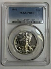 1941 PROOF WALKING LIBERTY HALF DOLLAR PCGS PR64. Blast White