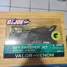 Gi Joe Valor Vs Venom Sky Sweeper Jet w/ Sgt. Airborne  SEALED 2004