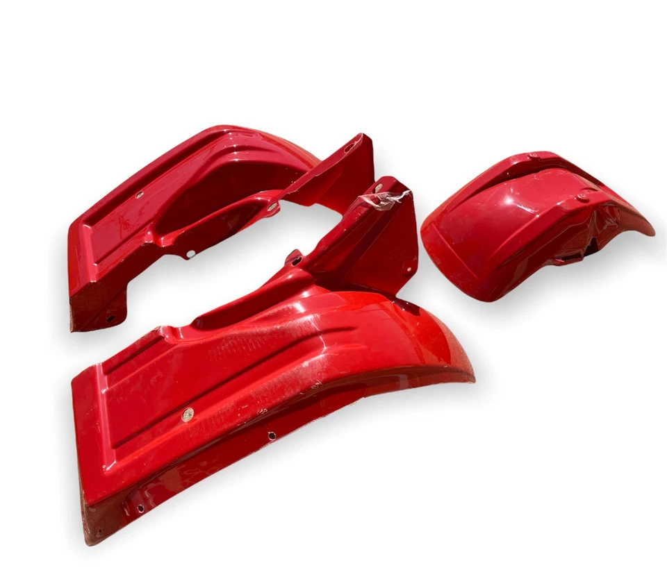 Honda ATC200es 82-84 Heavy Duty Plastic Front and Rear Fenders - RED - Image 3 of 4