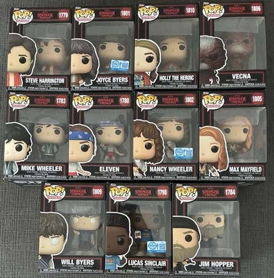 Funko Stranger Things Season 5 Lot-Special Edition-Great condition-W/Protectors