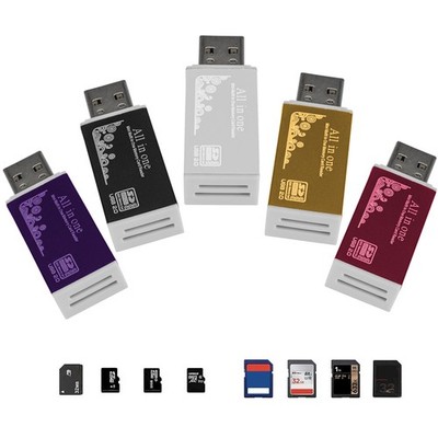 Acuvar Ultra High Speed Memory Card Reader & Writer for SD, SDHC, SDXC, MicroSD,