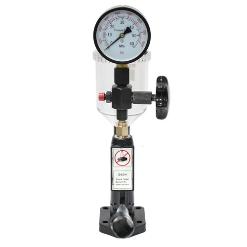 Diesel Injector Nozzle Pop Pressure Tester Dual Gauge Bar/PSI W/Filter 0- 60 Mpa - 第 5/6 張圖片