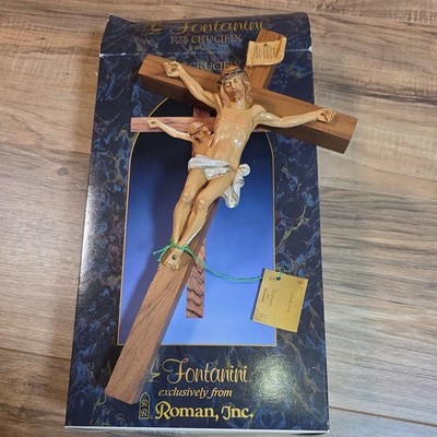 Genuine Fontanini Corpus 12  Crucifix Made in Italy  Roman, Inc NEW Stunning!