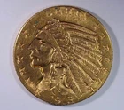 1913 $5 Gold - USA Indian Head Half Eagle - Pre-1933
