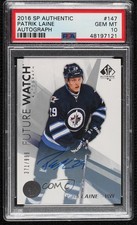 2016 SP Authentic Future Watch 371/999 Patrik Laine #147 PSA 10 GEM MT Auto wf2