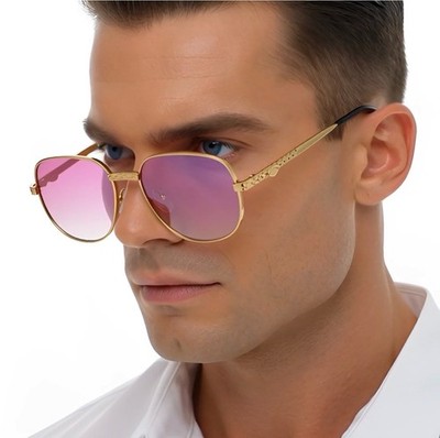 Fashion Sunglasses Men Designer Retro Vintage Shade UV400 Sun Protection Eyewear