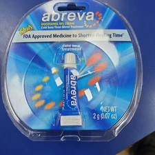New Sealed Abreva Cold Sore/Fever Blister Treatment - Exp 12/2024
