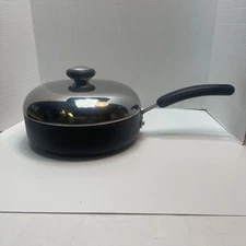 Circulon 3 Quart Skillet, Sauce Pan Hard Anodized Nonstick With Lid C QQ07