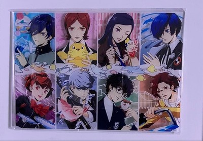 Persona 30th B5 Acrylic Plate  Hakkeijima Sea Par. Collab, S.E.E.S., P3/P5,