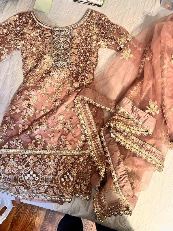 Pakistani designer party-wear or bridal outfit Beautiful!