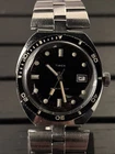 Timex Marlin Calendar🤿 Vintage Skin Diver🪸Rare Dial - Runs And Keeps Time👍