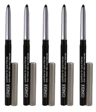 5x CLINIQUE Quickliner For Eyes Intense Gel Eyeliner Makeup 01 INTENSE BLACK