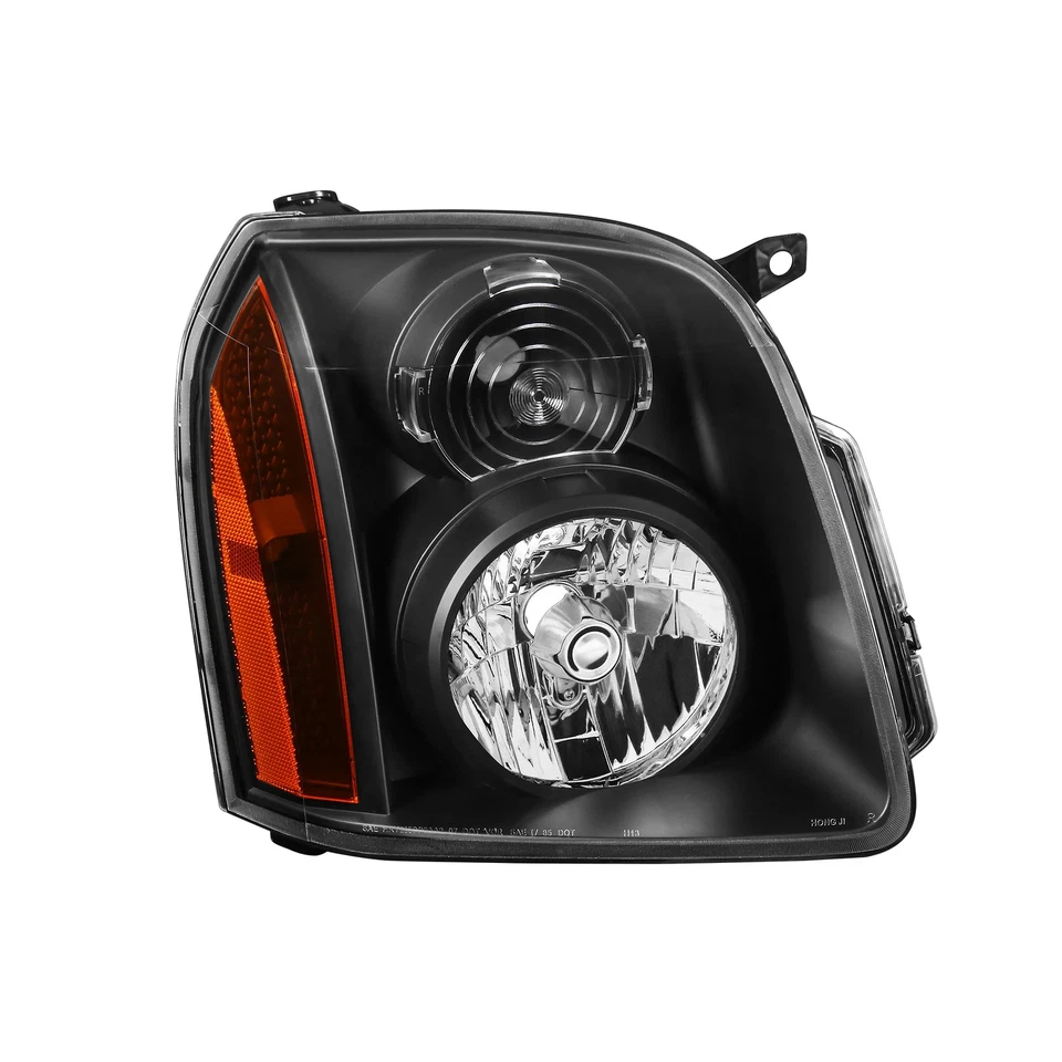 Fits 2007-2014 GMC Yukon XL 1500 2500 Black Headlights Left+Right Headlamps Foto 3 de 4