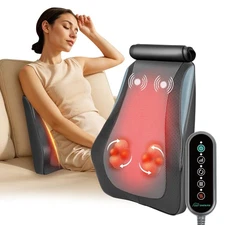 Snailax Back Massager for Back Pain Deep Tissue, Shiatsu Neck Back Massager w...