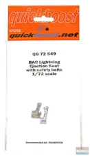 QBT72549 1:72 Quickboost BAC Lightning Ejection Seat with Safety Belts (TRP kit)