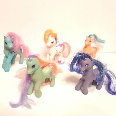 G2 MLP 90er Diamantaugen, My Little Pony, 5 verschiedene Vintage-Pferde
