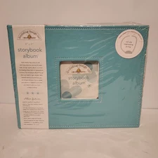 Doodlebug Storybook D-Ring Album 8"X8"- Swimming Pool  Faux Leather